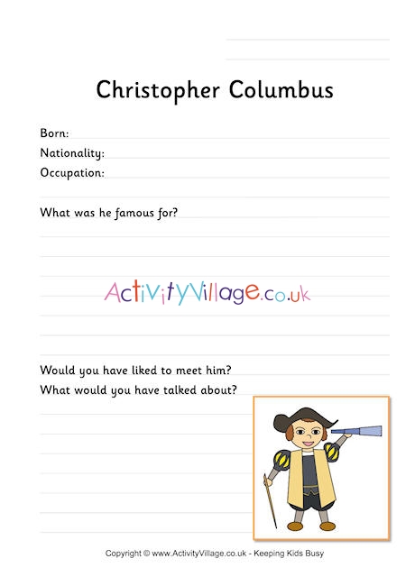 Columbus Day Worksheets - 15 Worksheets Library
