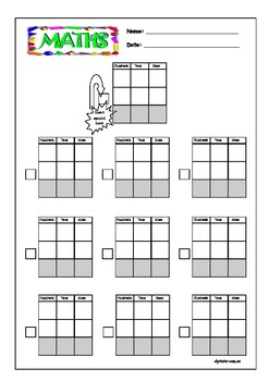 Blank MAB Column Addition and Subtraction Worksheets | Addition ...