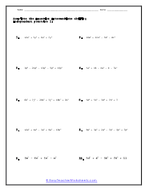 Distributing and Combining Like Terms Lesson Plans &  Worksheets