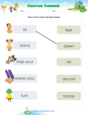 Classroom Commands, ESL Kids Lesson