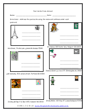 Use Commas in Addresses Worksheets