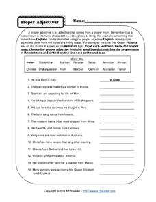 common and proper nouns worksheet 6th grade