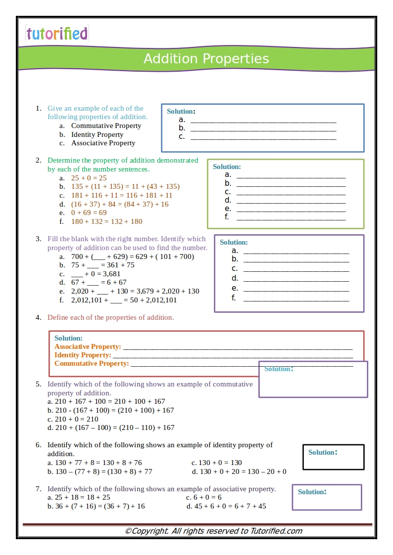 5th Grade Common Core Math Worksheets