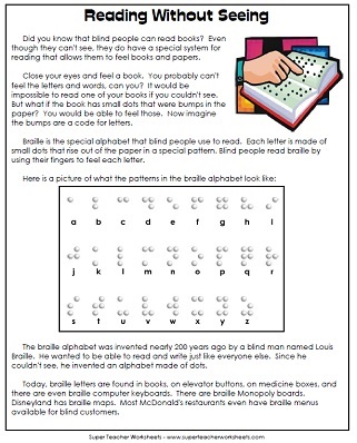 Reading Comprehension - 5th Grade Worksheets