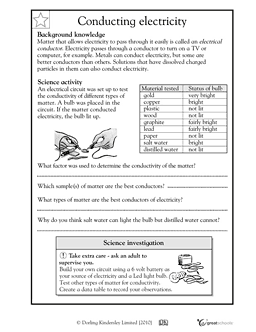 common core 5th grade science worksheet