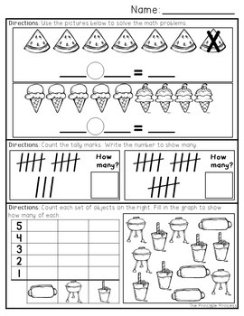 common core kindergarten worksheet