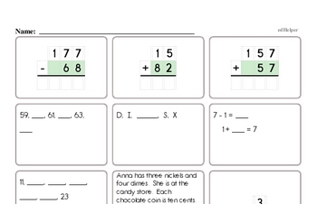 Free 3rd Grade Common Core PDF Worksheets | edHelper.com