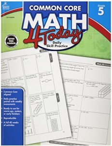 CARSON-DELLOSA Common Core 4 Today Workbook, Math, Grade 5, 96 ...