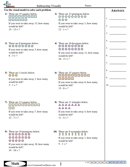 Subtraction Worksheets | Free - Distance Learning, worksheets and ...