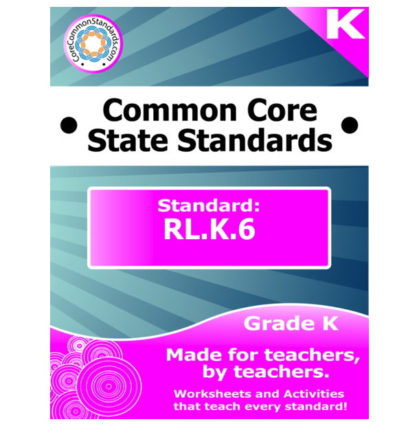 RL.K.6 Kindergarten Common Core Bundle - Worksheets, Activities ...