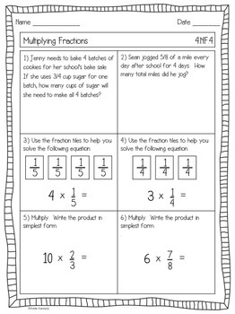 common core worksheet 4th grade