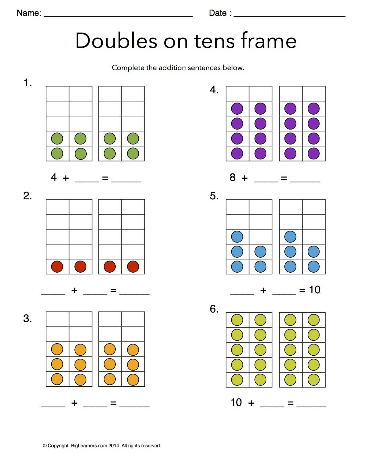 common core worksheet for first grade