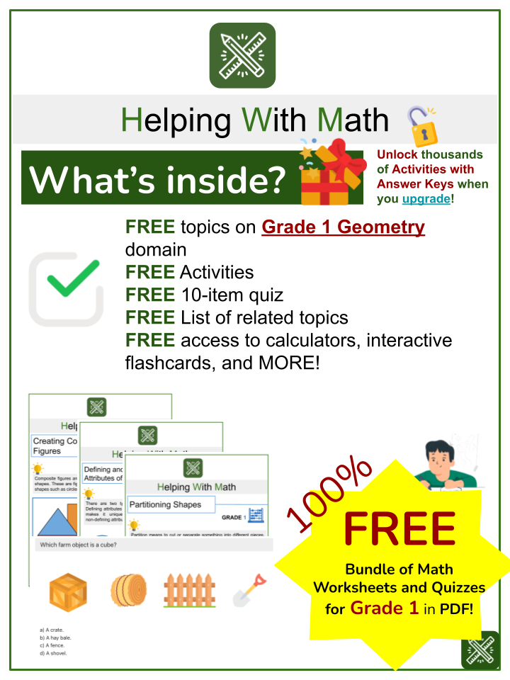 1st Grade Math Worksheets | Common Core Aligned Resources