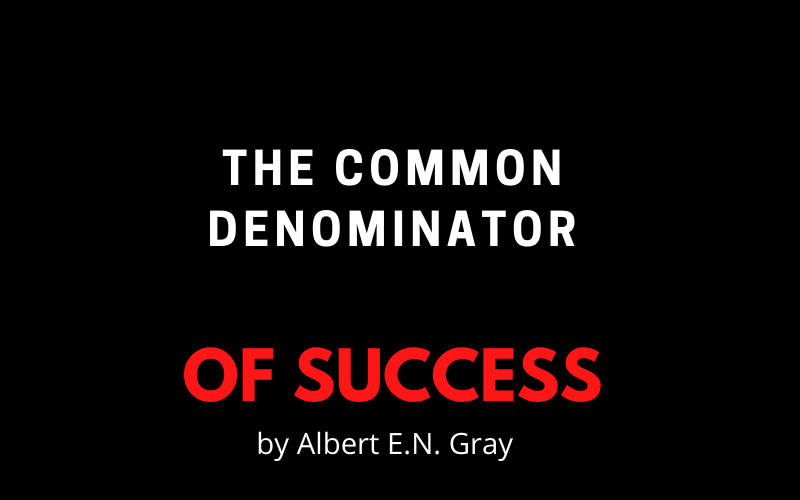 The Common Denominator of Success - EARN | SAVE | INVEST FOR ...