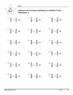 common denominator worksheet pdf