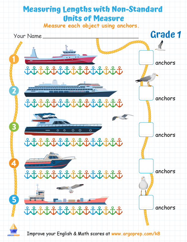 common units of measurement worksheet