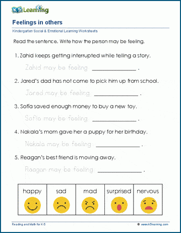 communication skills worksheet for kids