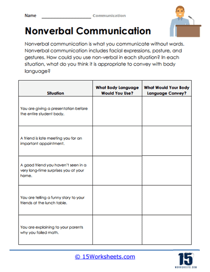 Communication Worksheets - 15 Worksheets Library