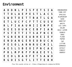 Communications Word Search