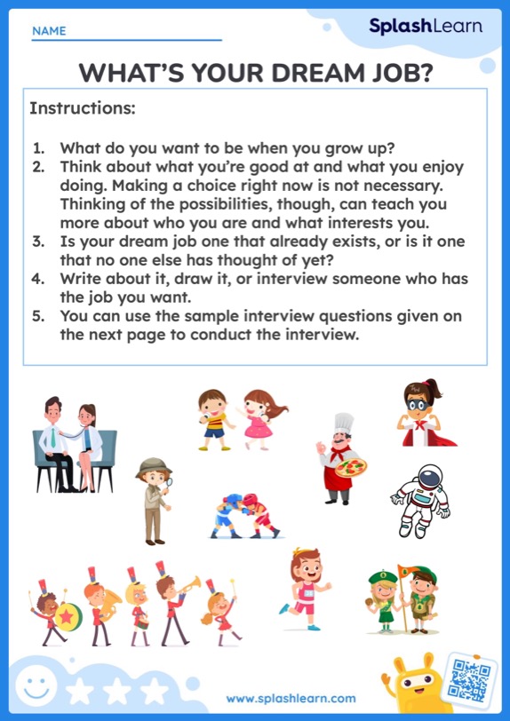 Lets Interview and Communicate! ELA Worksheets SplashLearn
