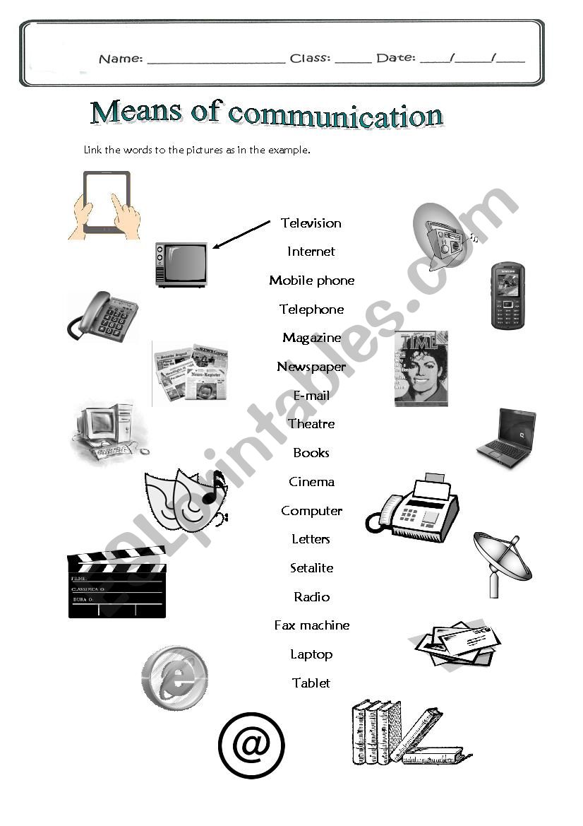 communication worksheet for kids