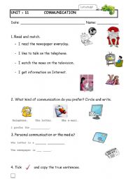 means of communication - ESL worksheet by rebecacristina