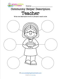 Community Helpers Flashcards - The Teaching Aunt - Worksheets Library