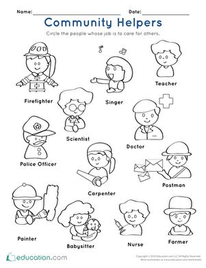 Next stop: Pinterest | Community helpers worksheets, Social ...