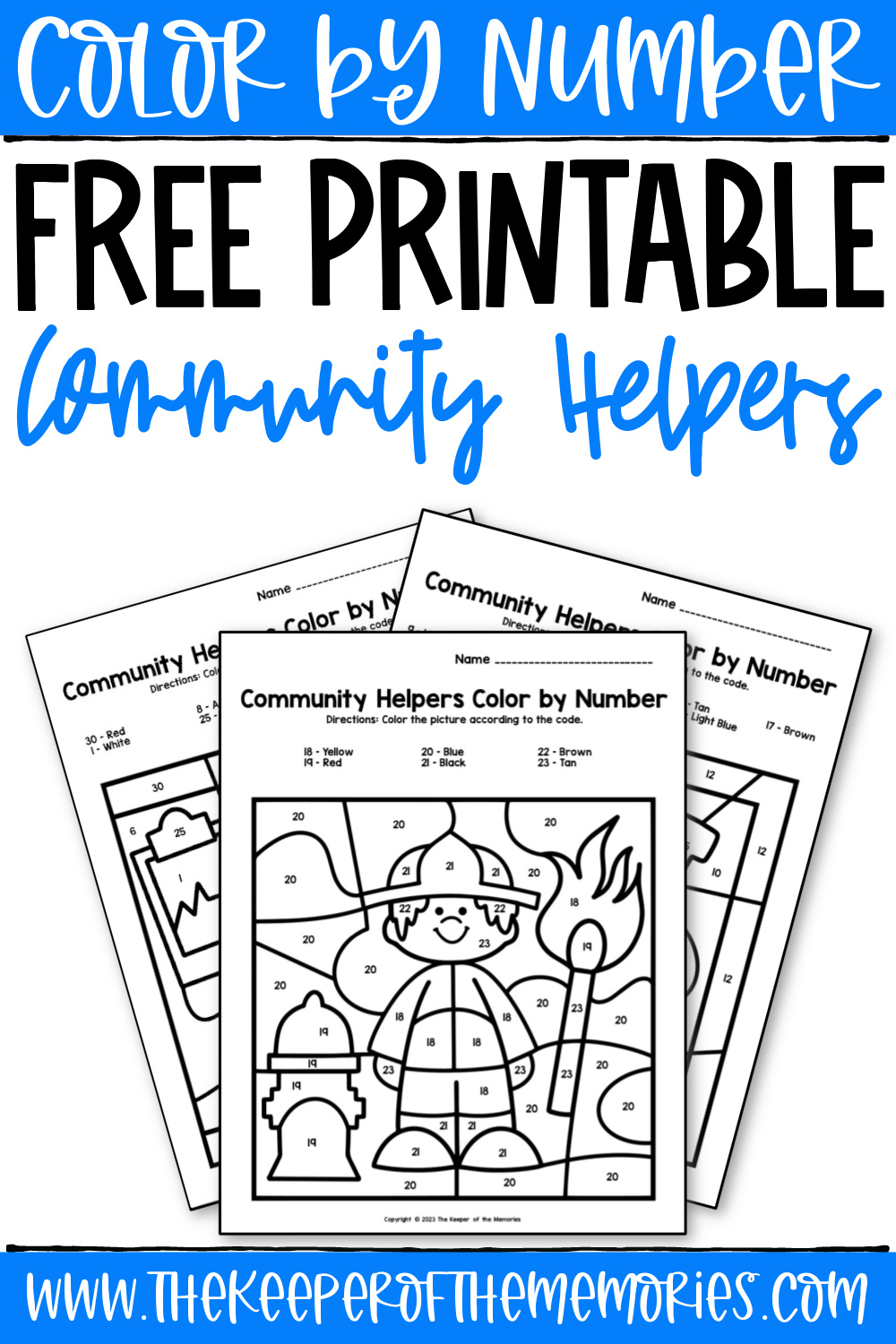 community helpers coloring worksheet