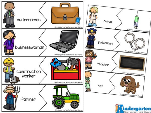 FREE Printable Puzzles - Community Helpers Activity