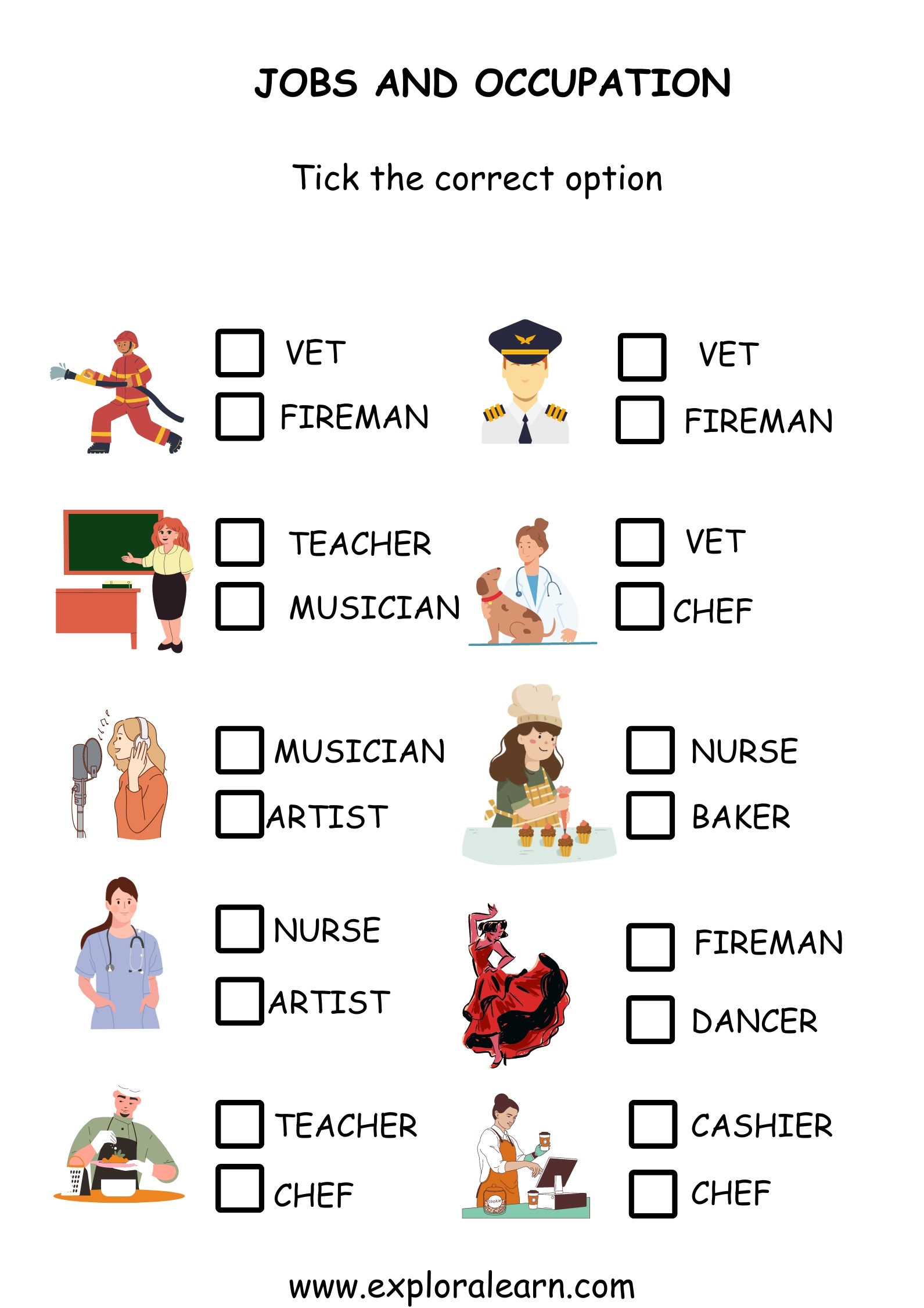 community helpers worksheet for kindergarten