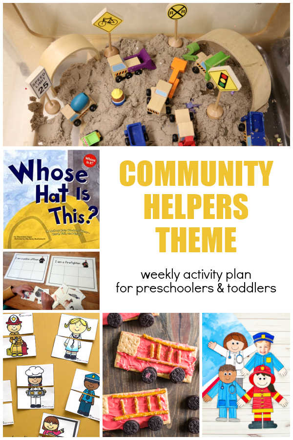 Community Helpers Week Plan for Preschoolers Featuring Whose Hat