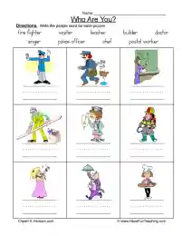Community Workers Worksheet
