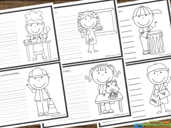 FREE Community Helpers Book Printable