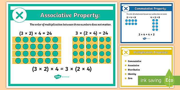 commutative property math worksheet common core third grade with printable