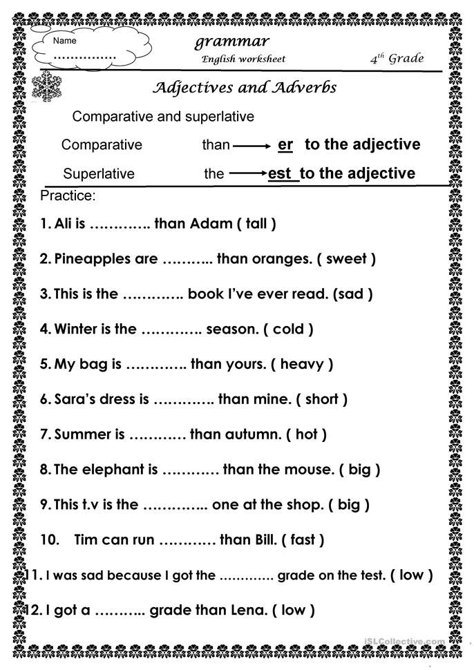 comparative and superlative | Pelajaran bahasa inggris, Belajar ...