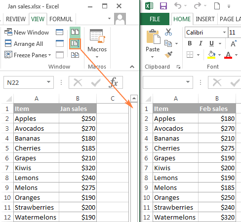 How to compare two Excel files or sheets for differences
