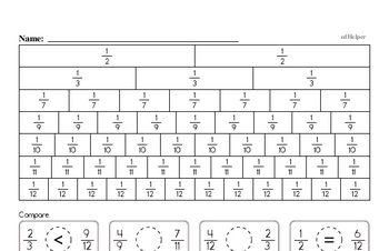 Third Grade Fractions Worksheets - Equivalent Fractions | edHelper.com
