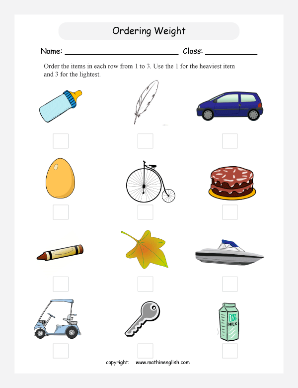 Printable primary math worksheet for math grades 1 to 6 based on ...