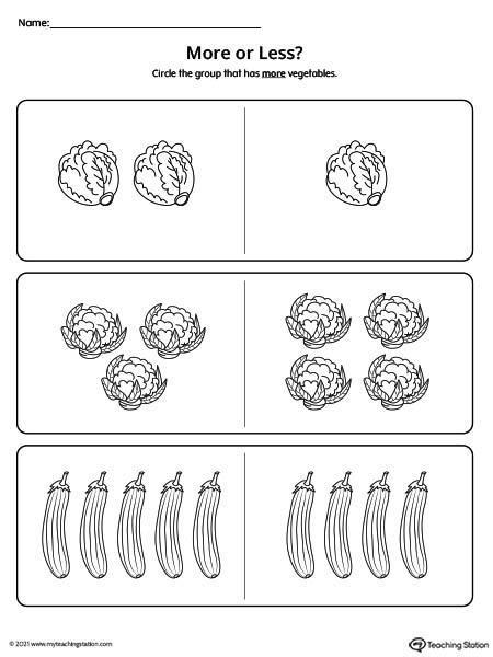 Kindergarten Measurement Printable Worksheets | MyTeachingStation.com