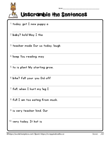 Grade 3 Worksheets