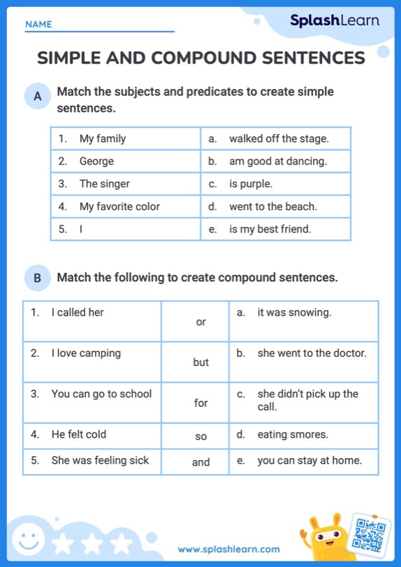 Grammar Worksheets for 3rd Graders Online SplashLearn Worksheets