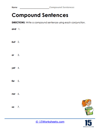 Compound Sentences Worksheets - 15 Worksheets Library