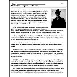 composer worksheet for middle school