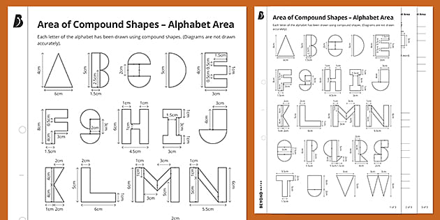 ? Area of Compound Shapes Worksheet | KS3 Maths | Beyond