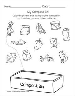 composting for kids worksheet