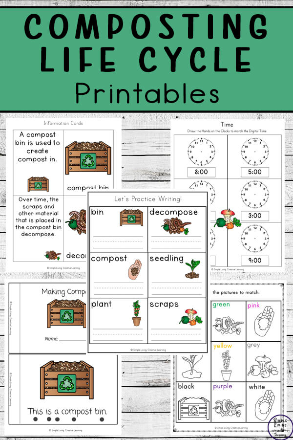 Composting Life Cycle Printable Pack - Simple Living. Creative ...