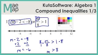 KutaSoftware: Algebra 1- Compound Inequalities Part 1