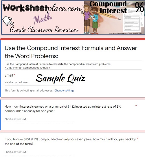 Compound Interest Worksheet 13 Worksheets
