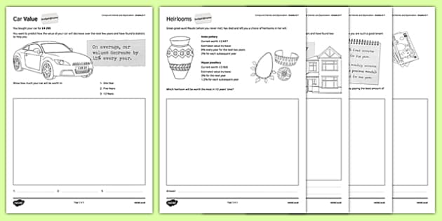 Simple Interest Worksheets With Answers